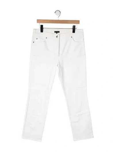 Pre-owned Escada Straight Leg Pants In Neutral