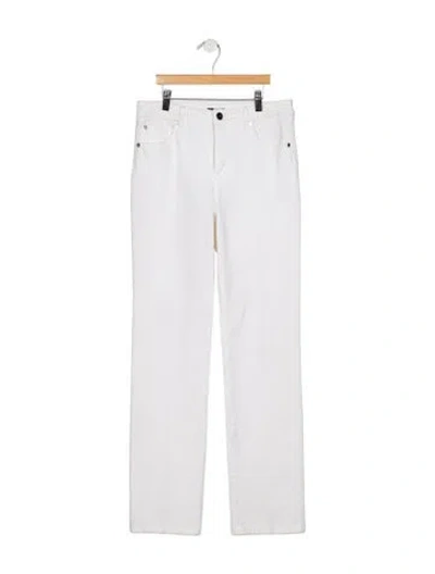 Pre-owned Escada Straight Leg Pants In Neutral