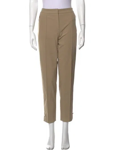 Pre-owned Escada Straight Leg Pants In Neutrals