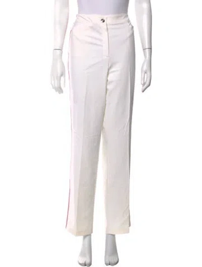 Pre-owned Escada Straight Leg Pants In Neutrals