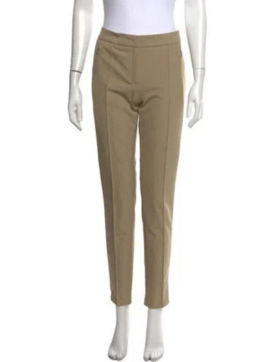 Pre-owned Escada Straight Leg Pants In Neutrals