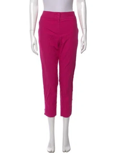 Pre-owned Escada Straight Leg Pants In Pink