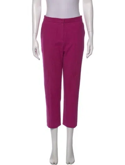 Pre-owned Escada Straight Leg Pants In Pink