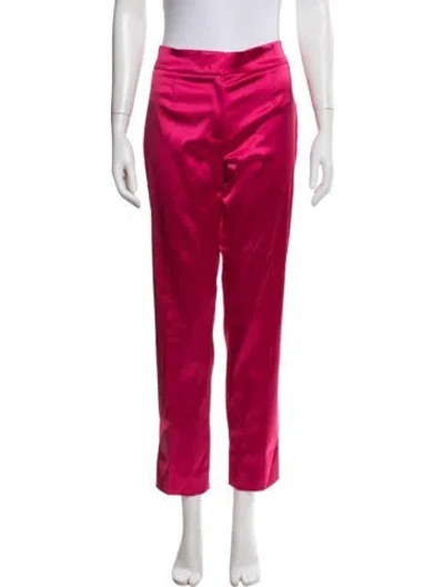 Pre-owned Escada Straight Leg Pants In Pink