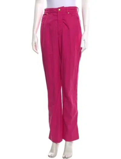 Pre-owned Escada Straight Leg Pants In Pink