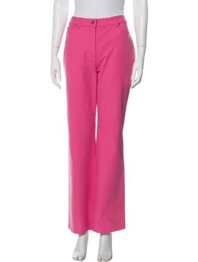 Pre-owned Escada Straight Leg Pants In Pink
