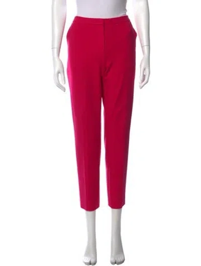 Pre-owned Escada Straight Leg Pants In Pink