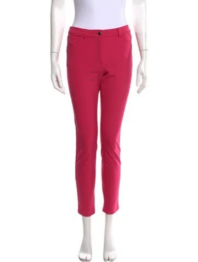Pre-owned Escada Straight Leg Pants In Pink