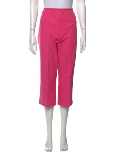 Pre-owned Escada Straight Leg Pants In Pink