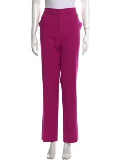 Pre-owned Escada Straight Leg Pants In Pink