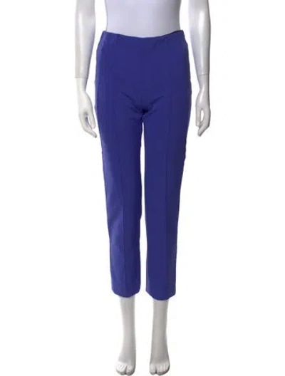 Pre-owned Escada Straight Leg Pants In Purple