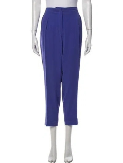 Pre-owned Escada Straight Leg Pants In Purple