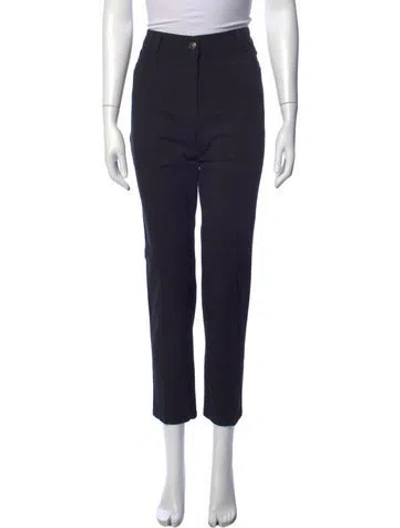 Pre-owned Escada Straight Leg Pants W/ Tags In Blue