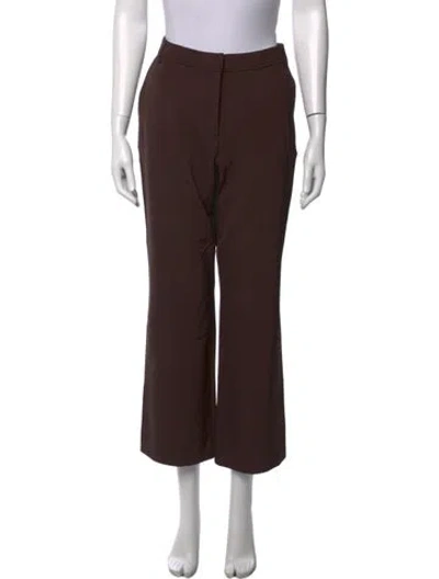 Pre-owned Escada Straight Leg Pants W/ Tags In Brown