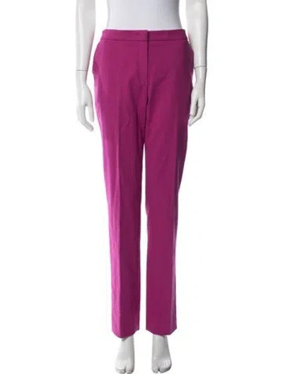 Pre-owned Escada Straight Leg Pants W/ Tags In Pink