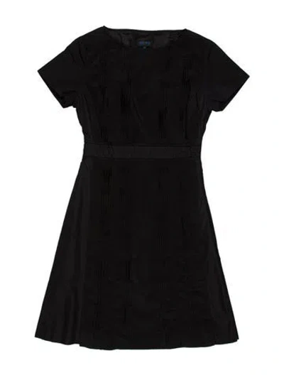 Pre-owned Escada Strapless Mini Dress In Black