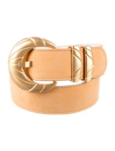 Pre-owned Escada Suede Belt In Orange