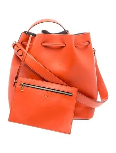 Pre-owned Escada Suede Bucket Bag In Brown