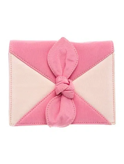 Pre-owned Escada Suede Clutch In Pink