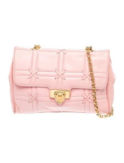 Pre-owned Escada Suede Crossbody Bag In Pink