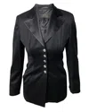 Escada Suit Trouser Set In Black Wool In Black