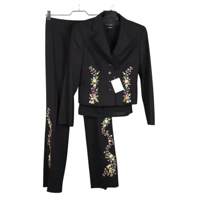 Pre-owned Escada Suit With A Top In Black