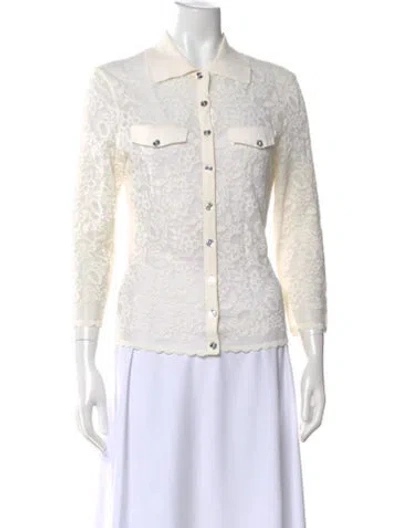 Pre-owned Escada Sweater In Neutral