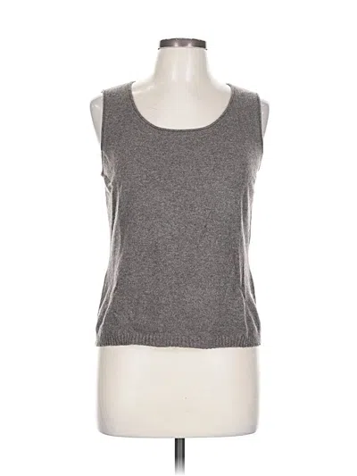 Pre-owned Escada Sweater Vest In Gray