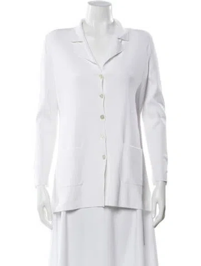 Pre-owned Escada Sweater In White