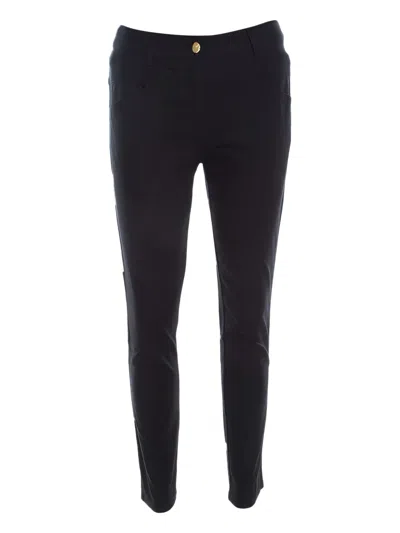 Pre-owned Escada Teresa Four-pockets Trousers In Black