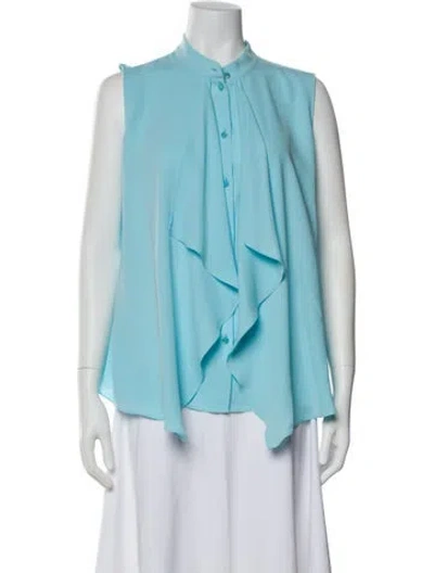 Pre-owned Escada Top In Blue
