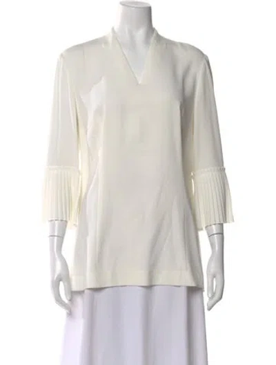 Pre-owned Escada Top In White