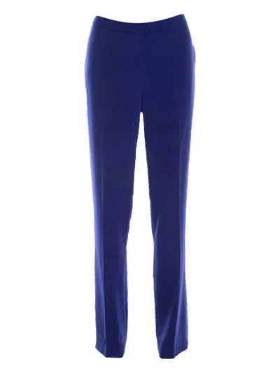 Pre-owned Escada Tovah Trousers In Blue