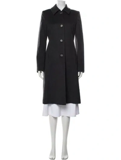 Pre-owned Escada Trench Coat In Gray