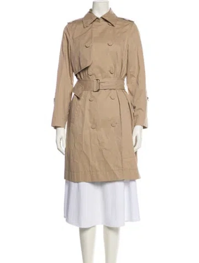 Pre-owned Escada Trench Coat In Neutral