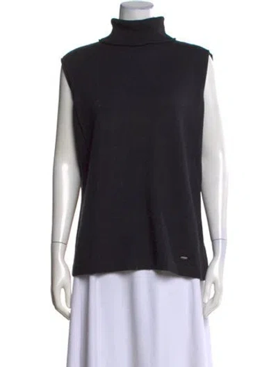 Pre-owned Escada Turtleneck Sweater In Gray
