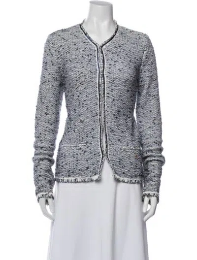 Pre-owned Escada Tweed Pattern Blazer