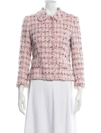 Pre-owned Escada Tweed Pattern Blazer