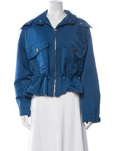 Pre-owned Escada Utility Jacket In Blue