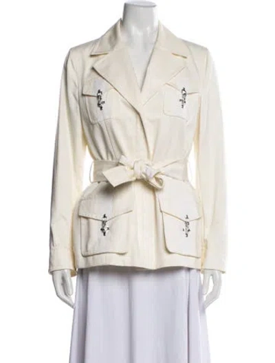 Pre-owned Escada Utility Jacket In Neutrals