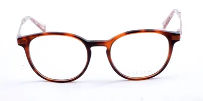 Escada Vesb70n Asian Fit Men's Glasses, Tortoiseshell, Size 50 In Brown
