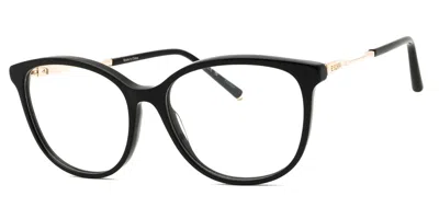 Escada Vese09 0700 Occhiali Da Vista Neri Per Donna (solo Montatura) In Black