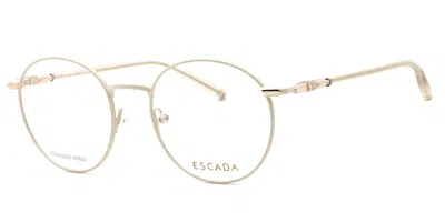 Escada Vese36 0f47 Occhiali Da Vista Oro Per Donna (solo Montatura) In Gold