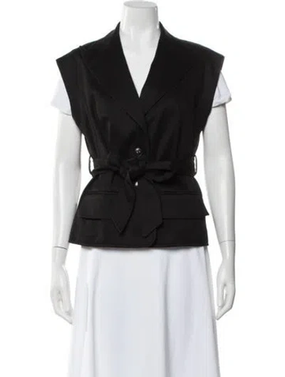Pre-owned Escada Vest In Black
