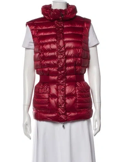Pre-owned Escada Vest In Red