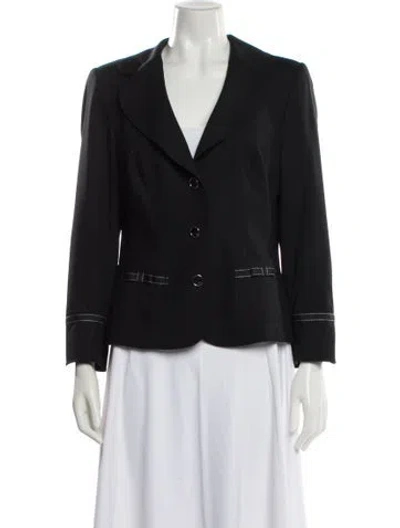 Pre-owned Escada Vintage 2000's Blazer In Black