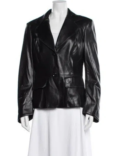 Pre-owned Escada Vintage 2000's Blazer In Black
