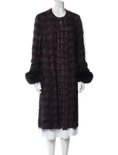 Pre-owned Escada Vintage 2000's Coat In Multicolor