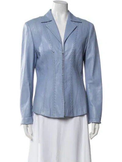 Pre-owned Escada Vintage 2000's Jacket In Blue
