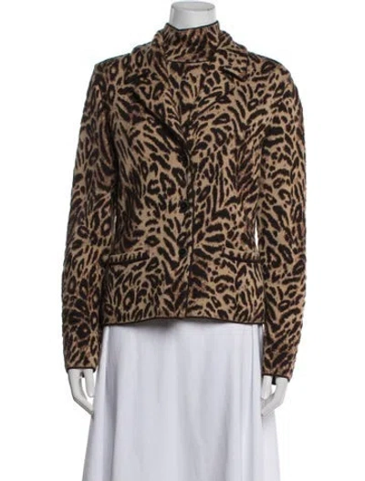 Pre-owned Escada Vintage 2000's Jacket In Brown